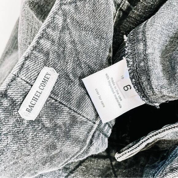 Rachel Comey Gypsy Couture Distressed Frayed Pleated High Rise Jeans Rare Sz 6 - Picture 4 of 9